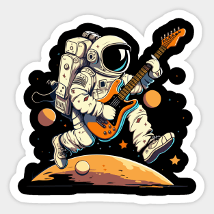 Rock on Space Sticker